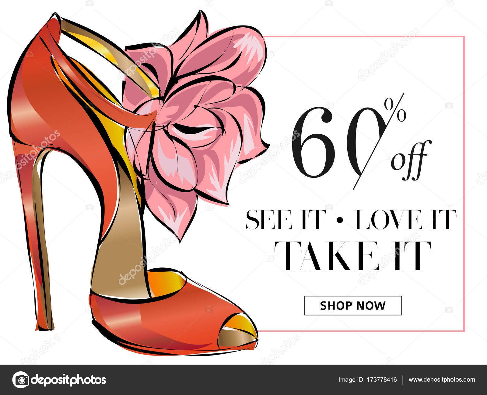werkzaamheid boiler Klap Fashion shoes sale banner, online shopping social media ads web template  with beautiful heels. Vector illustration Stock Vector Image by ©SofiaPink  #173778416