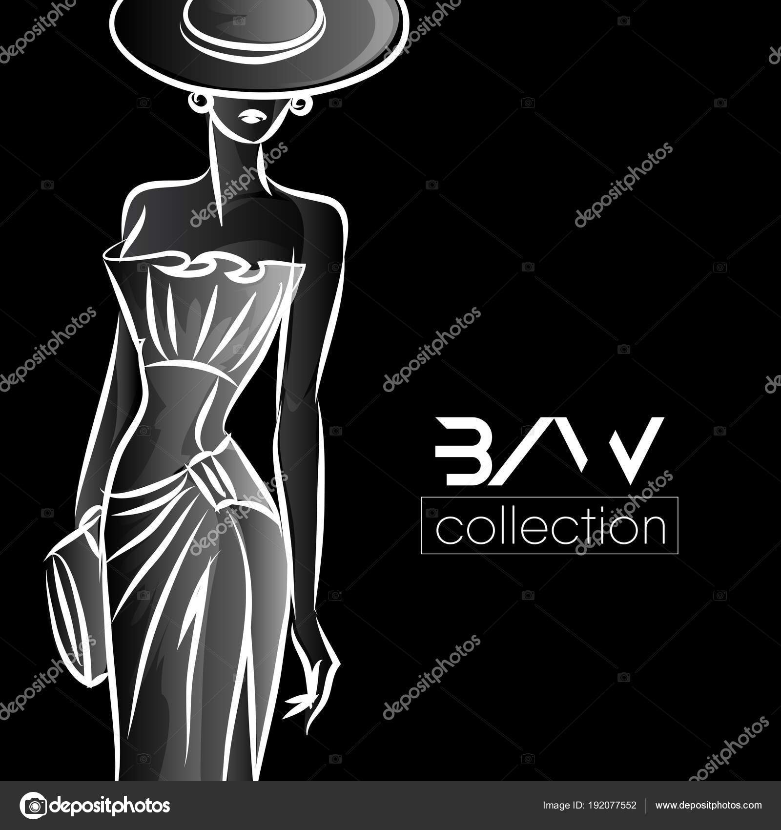 black fashion design background