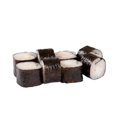  Sushi Set yakın plan beyaz arka planda izole