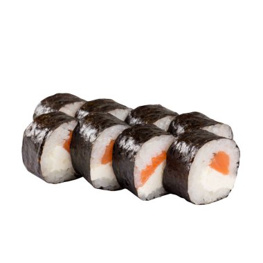  Sushi Set yakın plan beyaz arka planda izole