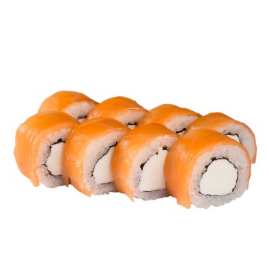  Sushi Set yakın plan beyaz arka planda izole