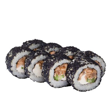  Sushi Set yakın plan beyaz arka planda izole