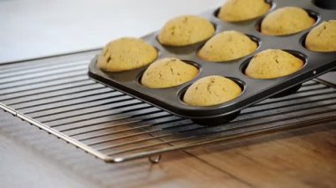Taze ev yapımı lezzetli muffins