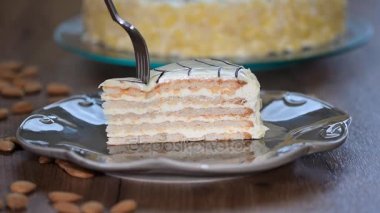 Ev yapımı esterhazy kek parçası. Çok kolay Esterhazy kadındır