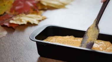 Kabak ekmek pişirme kadın