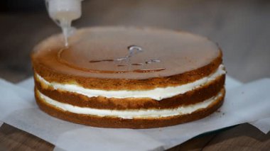 Yapma şeftali Layer Cake
