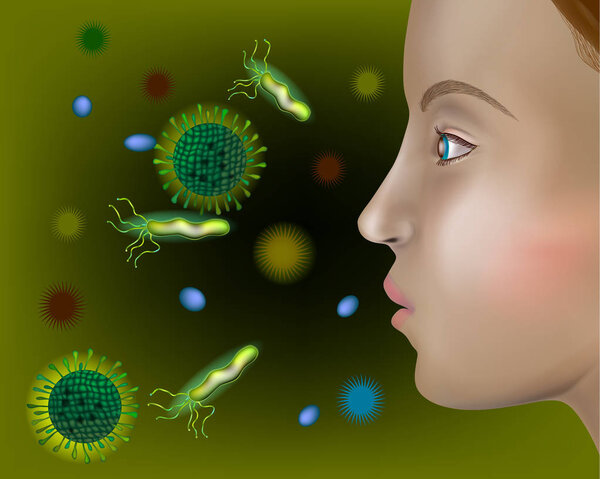 Аллергия на пыльцу. Сенная лихорадка и аллергический ринит. Микроскопические органические опылительные частицы, летящие в воздухе
. 