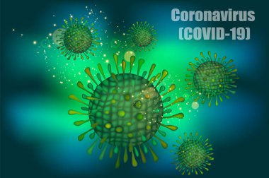 Coronavirus hastalığı 2019 (COVID-19). Vektör