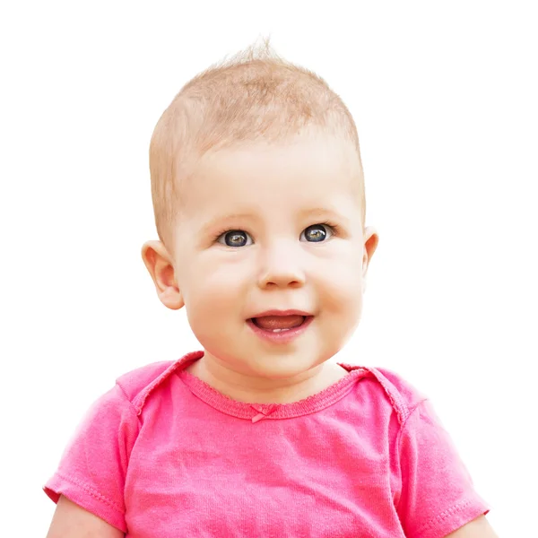 Portrait of a beautiful baby girl — Stock Photo, Image