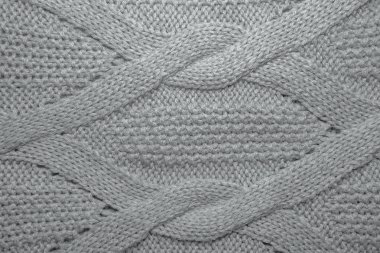 yün kazak doku yakın çekim