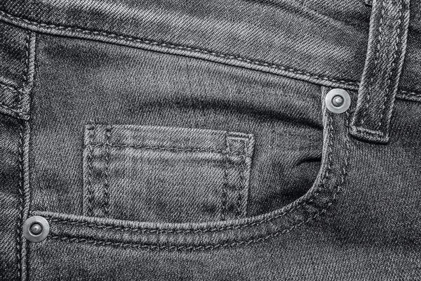 Textuur achtergrond van jeans, Pocket detail — Stockfoto