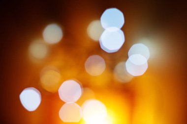 Bokeh ışıkları. Güzel Noel arkaplanı.