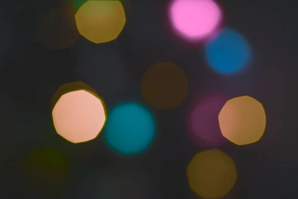 Bokeh Světla Krásné Vánoční Pozadí — Stock fotografie