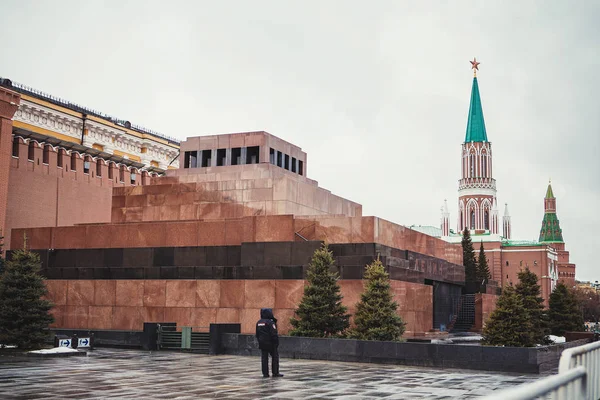 MOSCOW - JANEIRO 02, 2017: Moscow Kremlin, Mausoléu — Fotografia de Stock