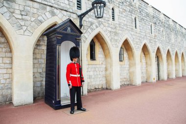 London, Büyük Britanya - 22 Ağustos 2017: Kraliyet Muhafızı Windso