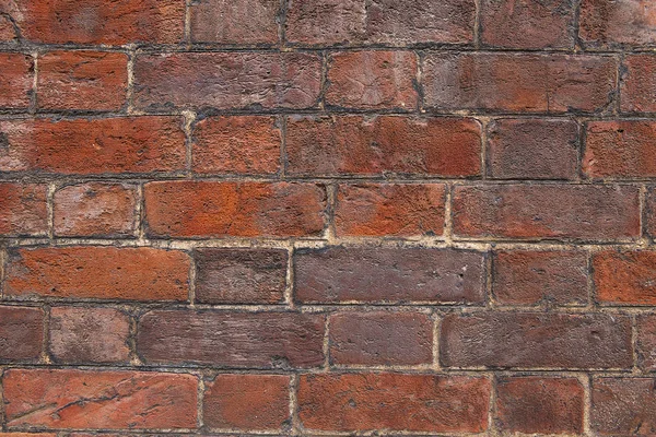 Red Grunge Backsteinmauer Hintergrund — Stockfoto