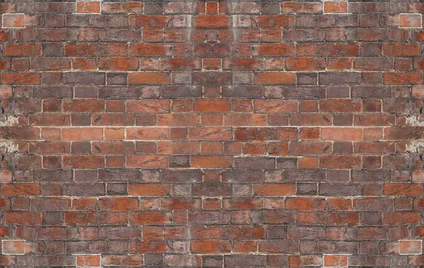 Red Grunge Backsteinmauer Hintergrund — Stockfoto