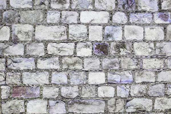 Cinza e roxo grunge parede de tijolo fundo — Fotografia de Stock