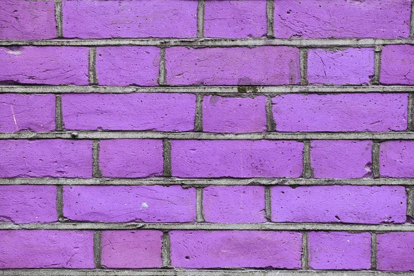 Purple grunge brick wall background — Stock Photo, Image