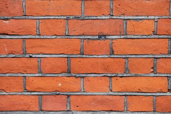 Red grunge brick wall background — Stock Photo, Image