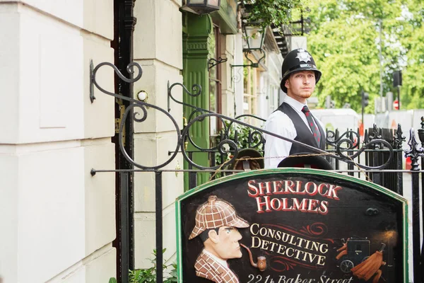 Londra - 24 Ağustos 2017: Sherlock Holmes Müzesi yer almaktadır 