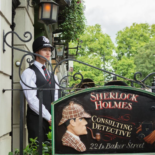 Londra - 24 Ağustos 2017: Sherlock Holmes Müzesi yer almaktadır 