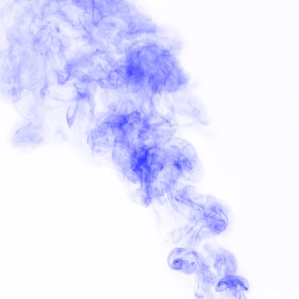 Violet asap di latar belakang putih — Stok Foto