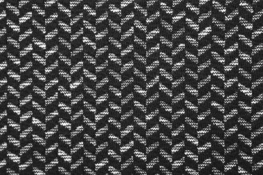 Gri yün desenli, desenli tuz ve biber biçimli siyah ve beyaz