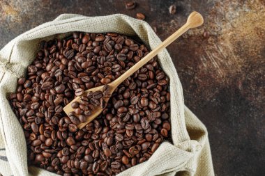 Sade kahve çekirdeği stüdyosu.