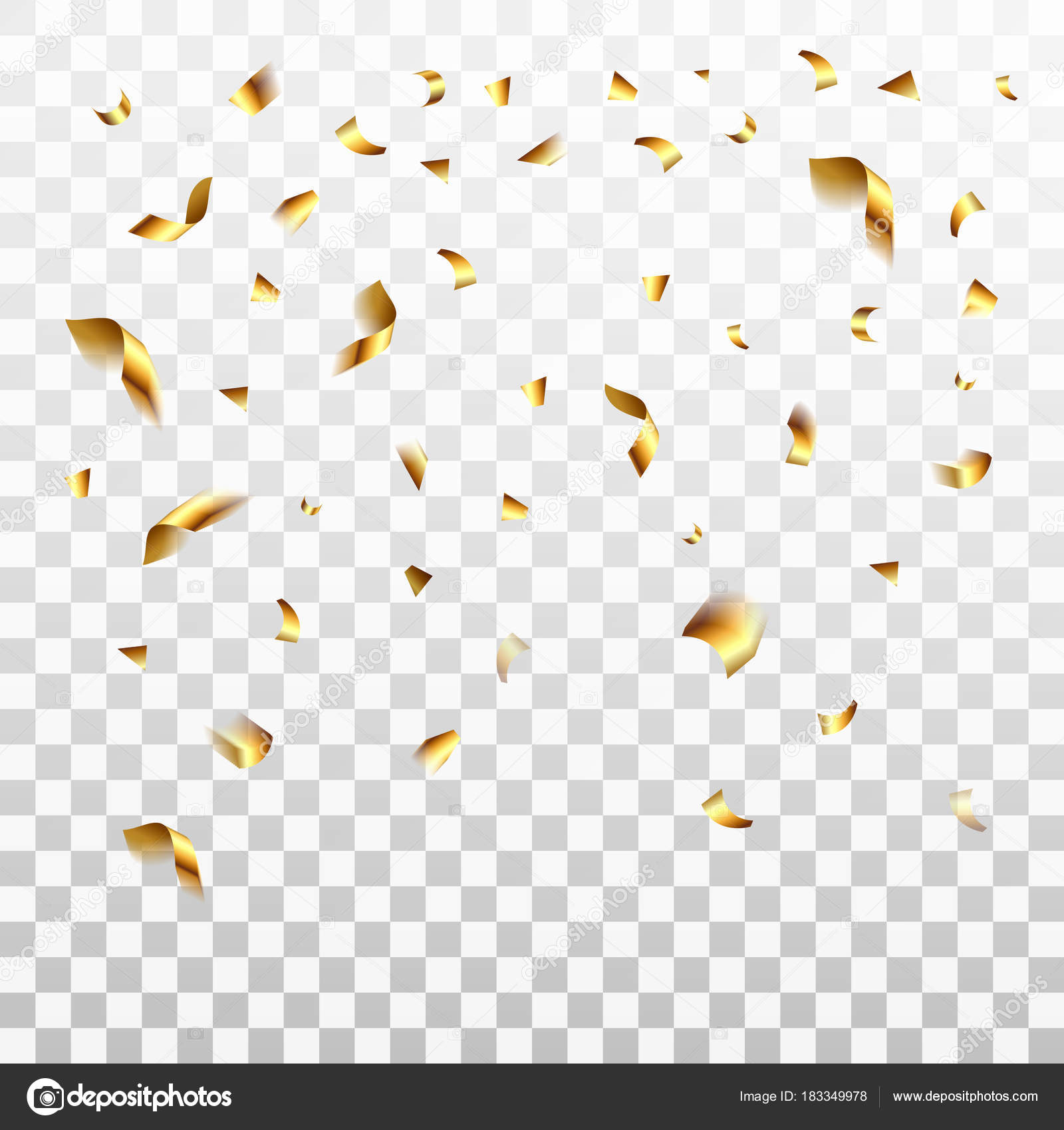 Festive Glittering Gold Confetti Falling Isolated White Transparent Background Vector Vector Image By C Nikelser Vector Stock Festive Glittering Gold Confetti Falling Isolated White Transparent Background Vector Vector Image By C Nikelser Vector Stock