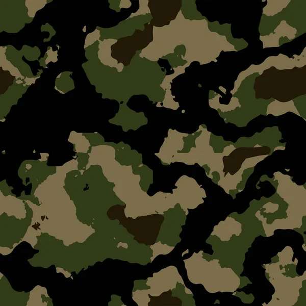 Camouflage Motif Sans Couture Une Formation Militaire Illustration Vectorielle Spe — Image vectorielle