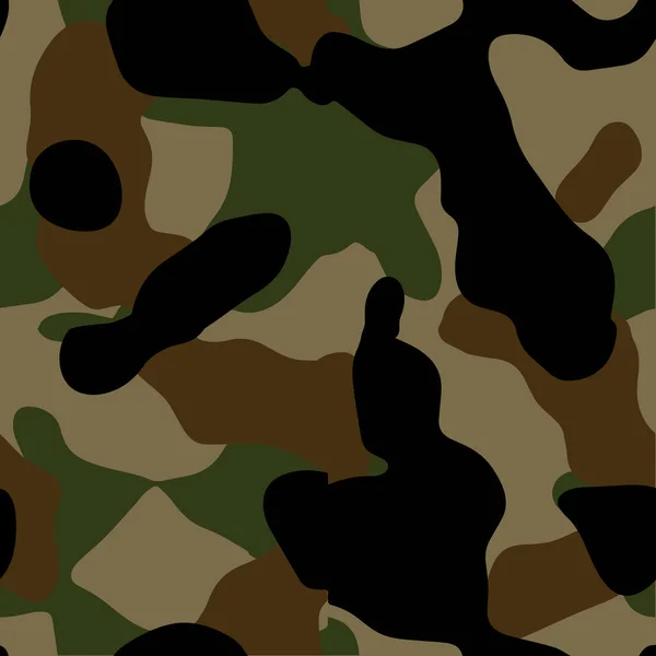 Camouflage Motif Sans Couture Une Formation Militaire Illustration Vectorielle Spe — Image vectorielle