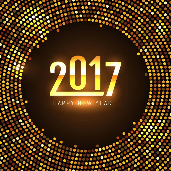 Happy New Year 2017 Vector Illustration Eps — Stock Vector