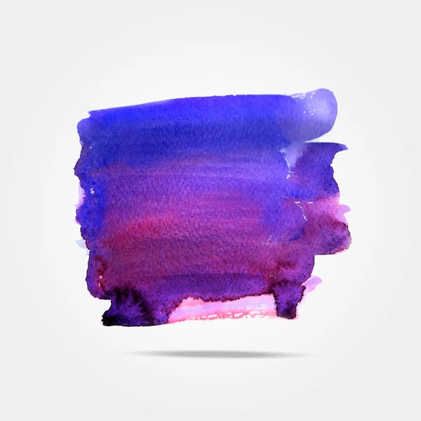 Aquarell Paint Fleck Hintergrund Abstrakter Hintergrund Pinselstriche Mit Rauen Kanten — Stockvektor