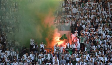 Legia Warszawa futbol taraftarları.
