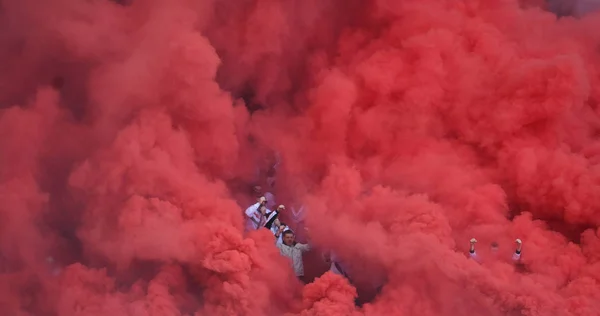 Legia Warszawa futbol taraftarları.