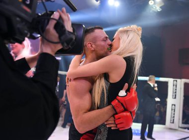 Karışık dövüş sanatları mücadele gece Mma