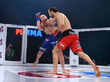 Karışık dövüş sanatları mücadele gece Mma 