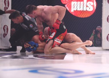 Karışık dövüş sanatları mücadele gece Mma