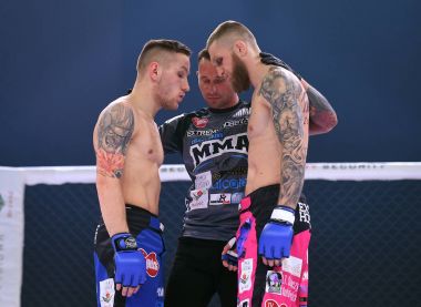 Karışık dövüş sanatları mücadele gece Mma 