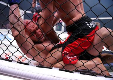 Karışık dövüş sanatları mücadele gece Mma 