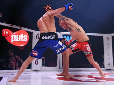 Karışık dövüş sanatları mücadele gece Mma 