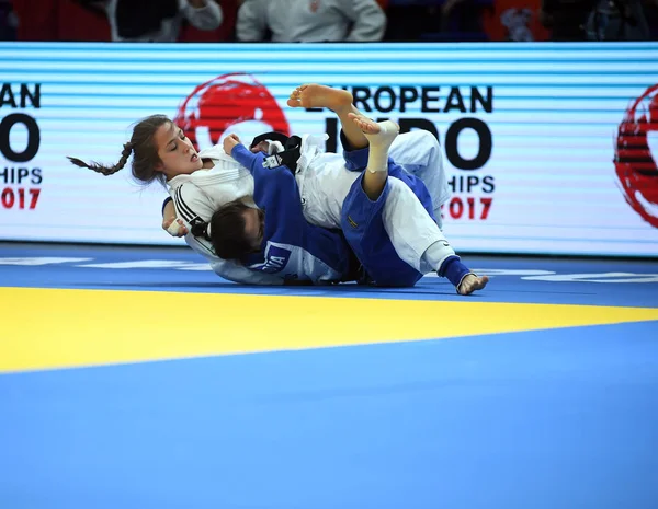 ชิงแชมป์ยูโดยุโรป 2017 ในวอร์ซอ — ภาพถ่ายสต็อก