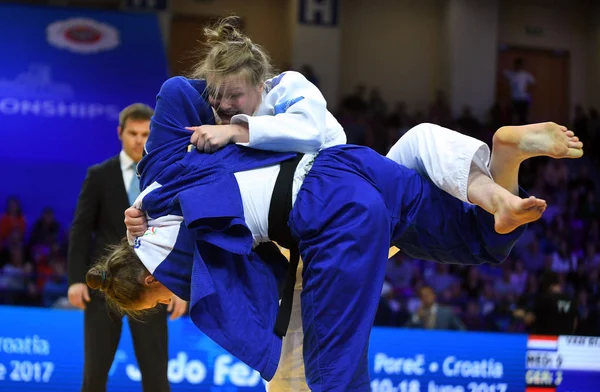 Чемпіонати Європи дзюдо 2017 року у Варшаві — стокове фото