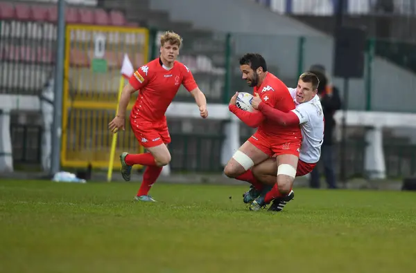 Pologne - Suisse Coupe internationale de rugby — Photo