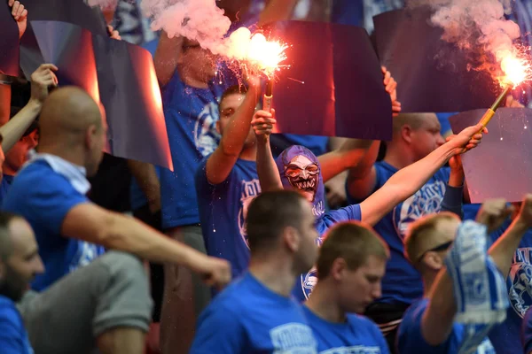 Lech Poznan Supporters — Stock Photo, Image