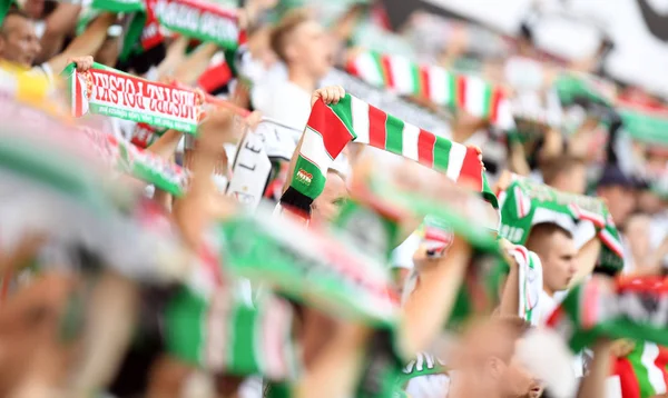 Legia Warsaw supporters — Stock Photo, Image