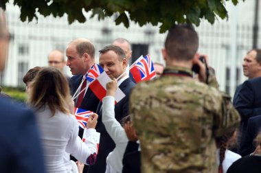 William ve Kate Polonya'da ziyaret edin