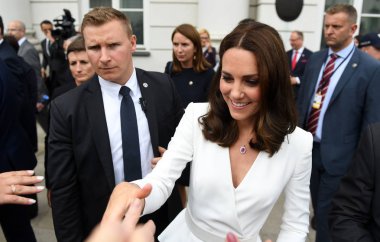 William ve Kate Polonya'da ziyaret edin