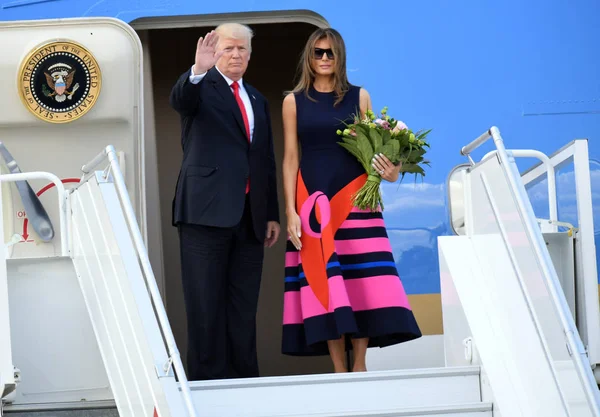 Donald Trump ve Melania Trump Polonya ziyaret
